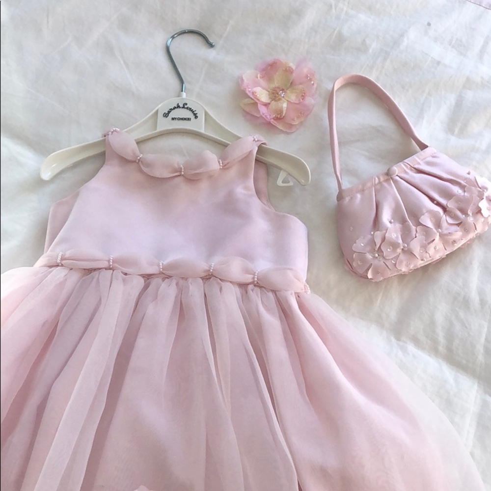 Little Girl Pink Dress Size 12Mo